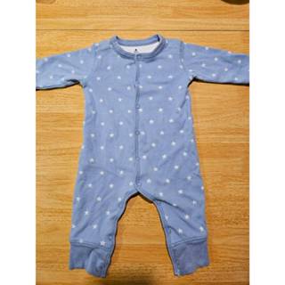 [當日出貨] GAP baby first favorite 嬰兒連身衣 藍色星星款 6-12m 70cm 二手 8成新