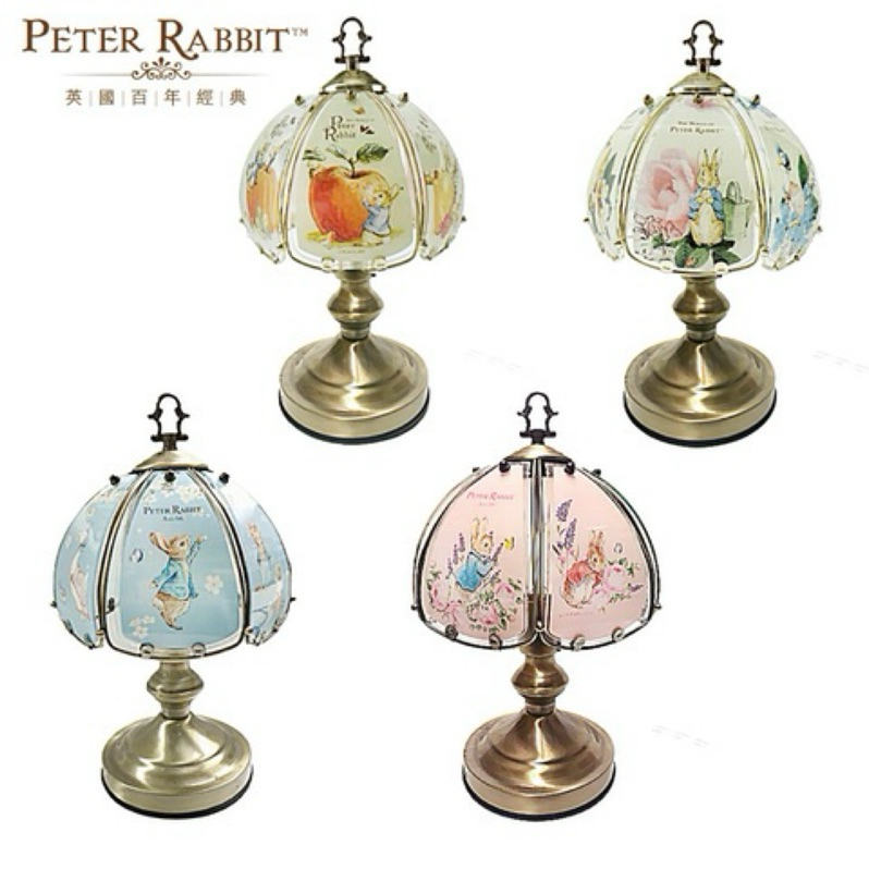 ~＊歐室傢飾館＊~Peter Rabbit 彼得兔 比得兔 蘋果 花卉 粉紅 玫瑰 分段式 觸控燈 桌燈 床頭燈 小夜燈