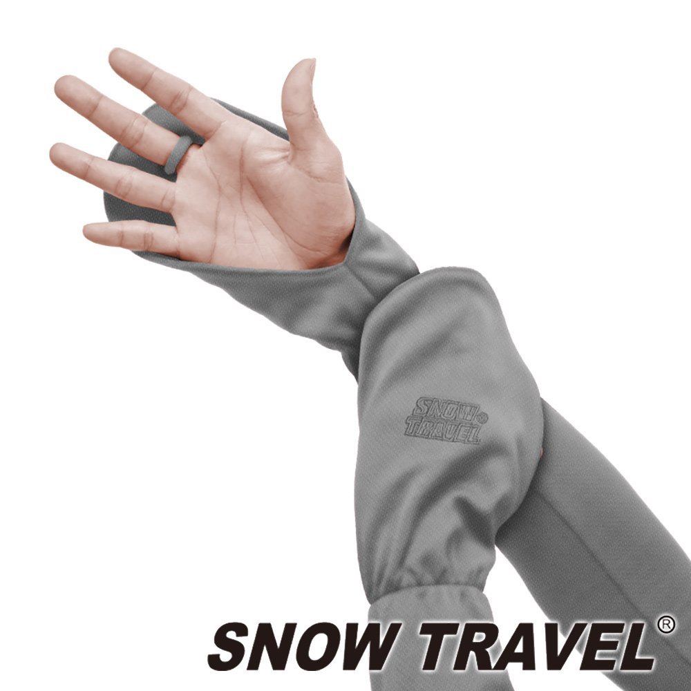 【SNOW TRAVEL 雪之旅】吸濕排汗抗UV袖套『灰色』AH-6 戶外.登山.露營.騎車.休閒.戶外.登山.涼感.舒