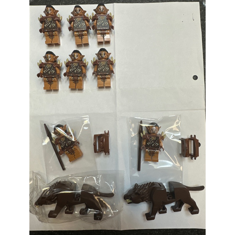 樂高 Lego 哈比人 Hobbit 79012 79014 肩甲 半獸人 Gundabad orc 座狼 warg