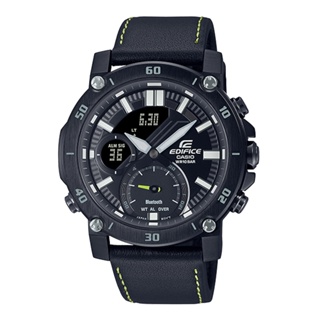 國隆 CASIO EDIFICE ECB-20CL-1A 藍牙智慧錶 雙顯男錶 皮質錶帶 防水100米 ECB-20