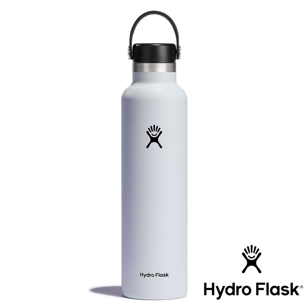 【Hydro Flask】標準口真空保溫鋼瓶24oz『經典白』HS24SX110