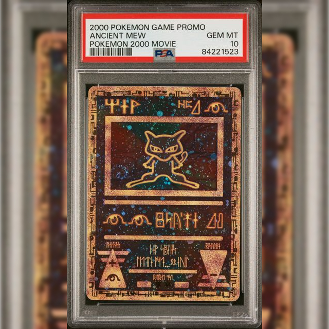 PSA10 美版鑑定卡 2000古代夢幻 寶可夢 PTCG