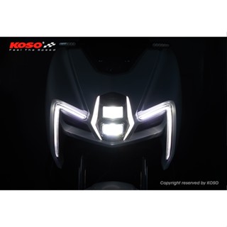 駿翔車業【JX MOTO】KOSO 曼巴 魚眼大燈 蛇刃 LED 頭燈 雙魚眼 MMBCU 日行燈 方向燈 白光 158