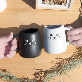 【現貨-日本SUNART】黑白貓 馬克對杯 情侶對杯 馬克杯 貓咪馬克杯 結婚禮物 禮物