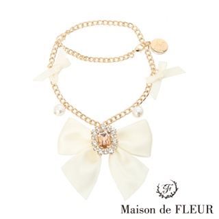 Maison de FLEUR 2024春日寶石緞帶包包吊飾(8A41FBJ0500)