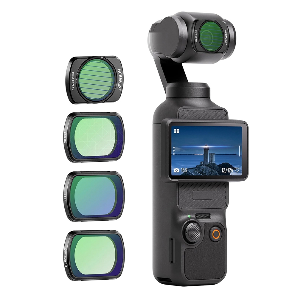 【新品】NEEWER 紐爾 DJI OSMO Pocket 3 磁吸特效濾鏡套組