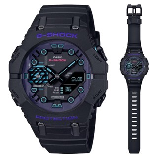 CASIO 卡西歐(GA-B001CBR-1A) G-SHOCK 網路空間 科幻宇宙 智慧藍芽連結雙顯錶-黑