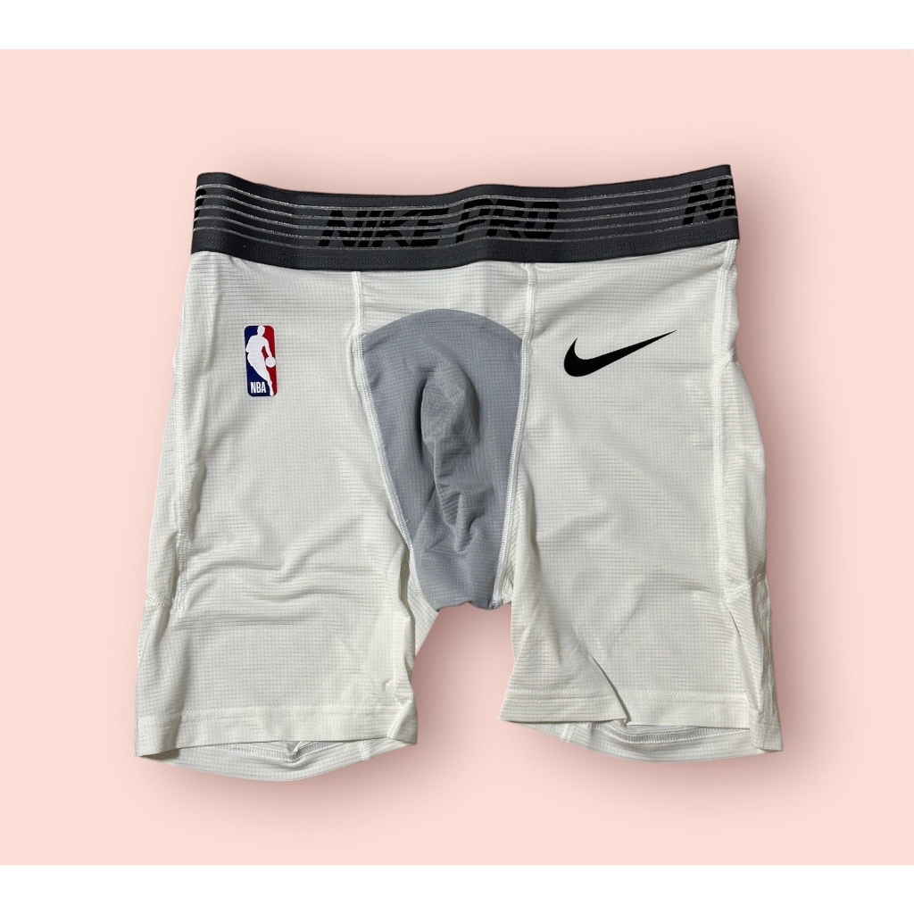 Nike NBA GI 球員版 實戰等級 新品 白色緊身束褲 緊身褲 短褲 束褲 籃球褲