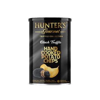 Hunter's 杭特 手工洋芋片 黑松露風味(罐裝) 150g (效期20250123)【玩饗食庫】松露洋芋片 薯片