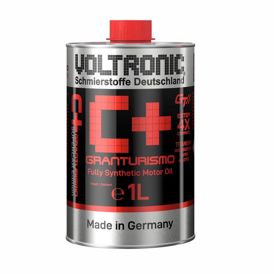 油槍滑掉-德國 VOLTRONIC ®摩德 GranTurismo C+ GT 超級跑車版比賽專用機油 1L 台灣總代理