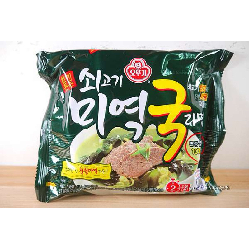 韓國 不倒翁 OTTOGI 牛肉海帶湯泡麵