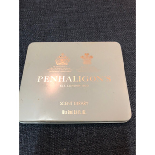 Penhaligon’s scent library 潘海利根香味圖書館試管香水組(鐵盒）10*2mL