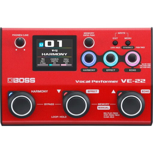 BOSS VE-22 人聲效果器，VE22【帝米數位音樂】
