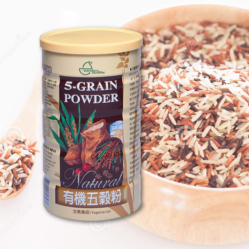 【元豪食品】有機黃豆粉600g 特選黃豆 國際認證 不添加色素及防腐劑