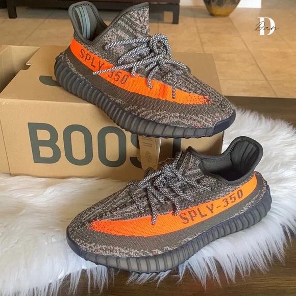 Аdidаs Yeezy Boost 350 V2 灰橘 灰橙 全反光 滿天星 椰子 慢跑鞋 GW1229