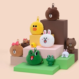 【LINE FRIENDS】經典系列寵物毛絨拾便包收納包