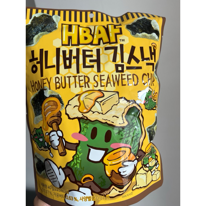 ［韓國HBAF 蜂蜜奶油海苔脆餅］韓國餐廳結束營業-食材拋售
