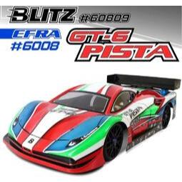 上手遙控模型 泰德BLITZ 60809-10 GT6 PISTA 1/8 GT房車透明車殼組1.0mm 0.7mm