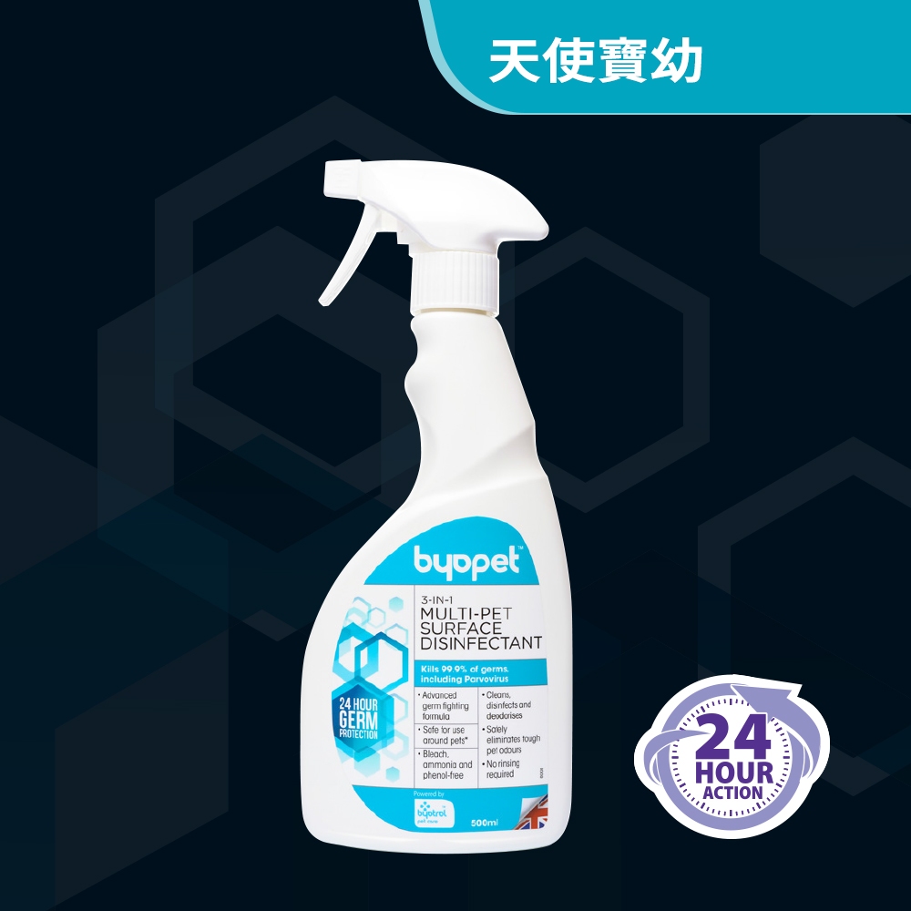 Byopet寵物抗菌 3合1除臭清潔噴劑500ml / 8008