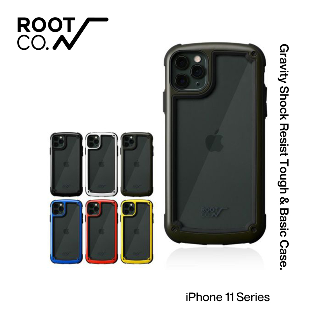 【KOZIIY】ROOT CO. iPhone 11 Series 透明背板軍規防摔手機保護殼