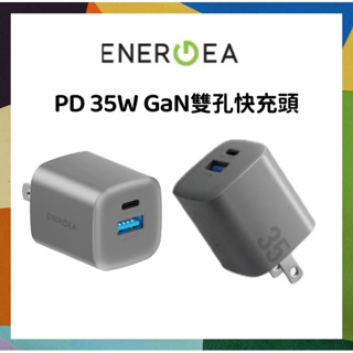 ENERGEA 新加坡 Ampcharge 35W GaN 雙孔快充電源供應器 PD快充 + QC3.0 充電頭