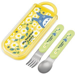 日本代購 SKATER 現貨 龍貓 哆啦A夢 卡通 二件式餐具組 叉子 湯匙 環保餐具 日本製 CC2