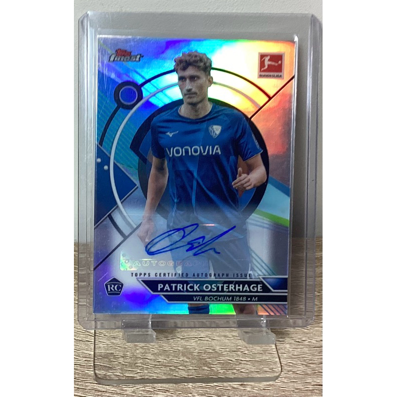 ［RC簽］［2022-23 Topps Finest Bundesliga］波鴻 Osterhage 簽名卡 足球卡