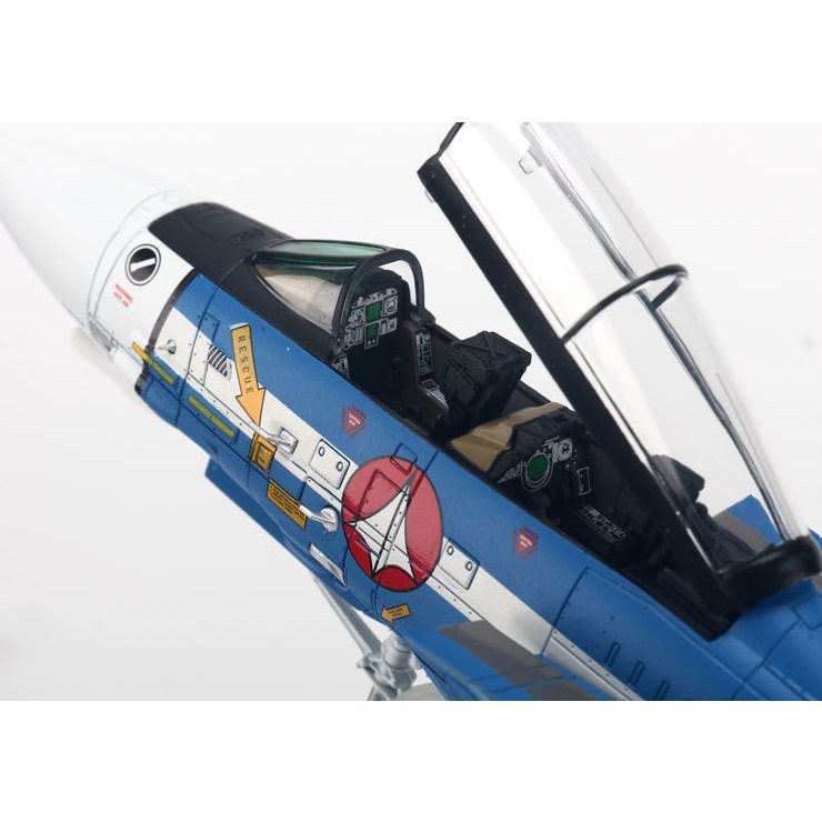 &lt;玩具基地&gt; 1/72 Calibre Wings 超時空要塞 F-14S 藍色主角座機 金屬完成品 加送支架