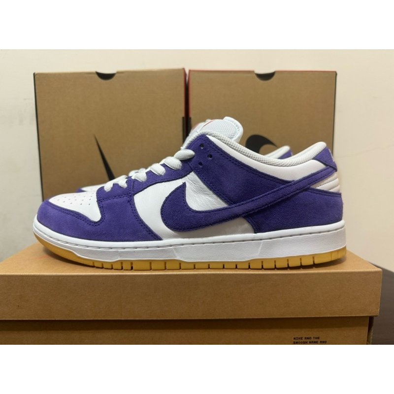[現貨] Nike SB Dunk Low Pro ISO "Court Purple" 紫白 DV5464-500