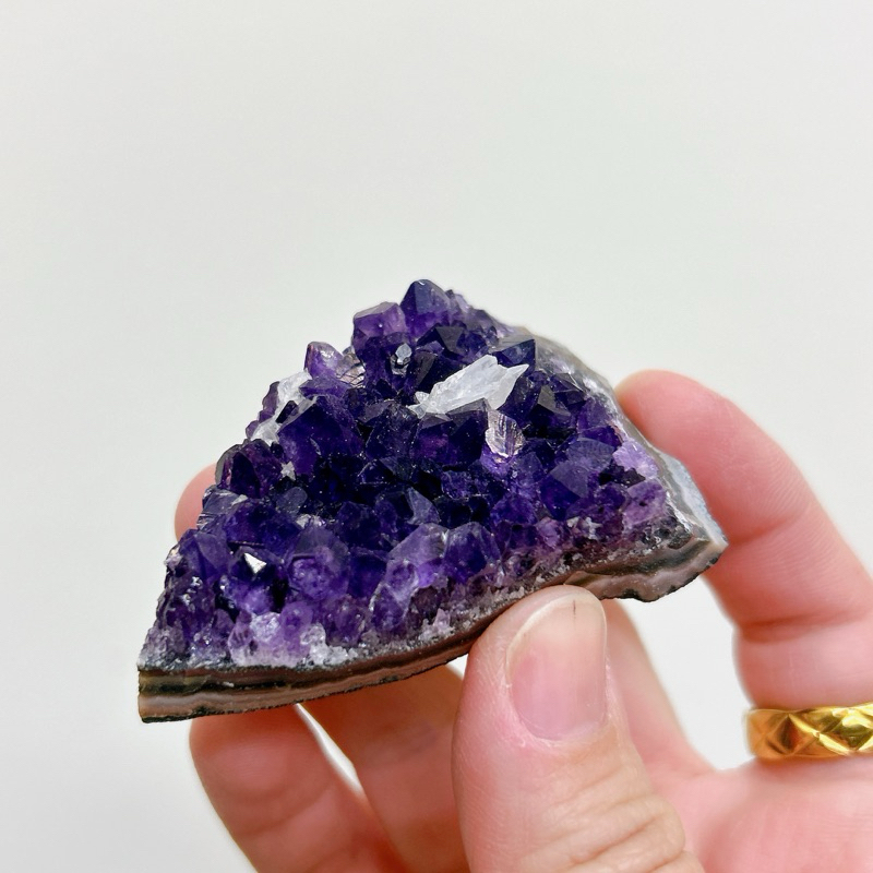 ▪️烏拉圭紫水晶④▪️一圖一物 紫晶塊 濃郁紫 紫晶鎮 辦公室療癒小物
