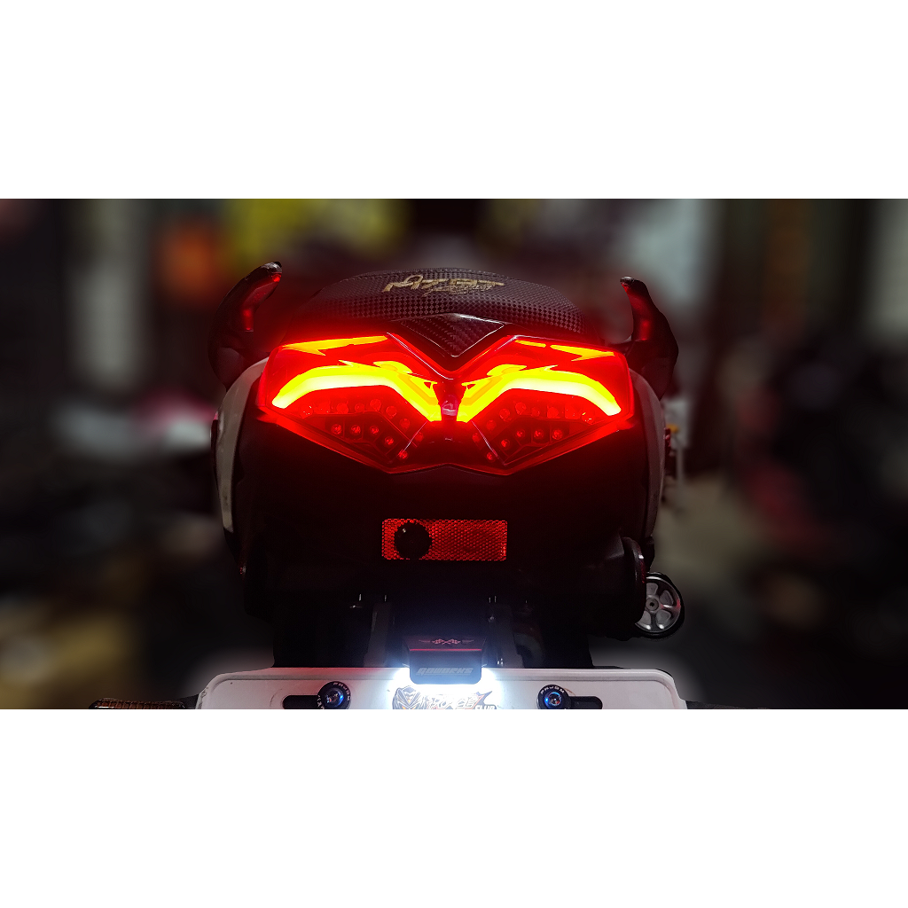 YAMAHA FORCE 155 1.0 燈匠 類BMW 3D光導式LED 整合式改裝尾燈