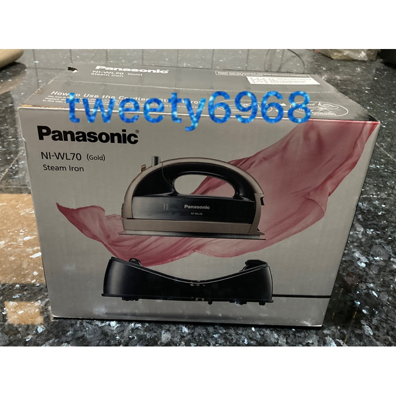 Panasonic國際牌 無線蒸氣電熨斗 NI-WL70 (Gold)