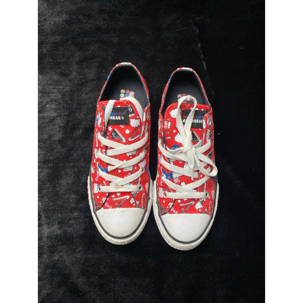 Converse All Star Hello Kitty 款童鞋 22公分