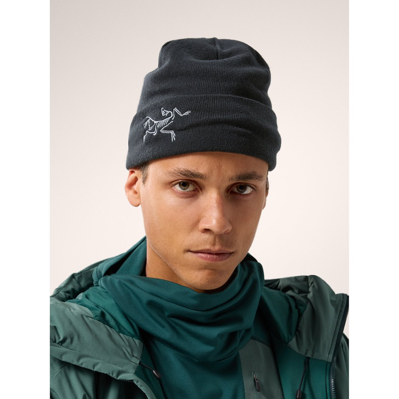 全新未拆 公司貨 秒殺款 黑寶石 Arcteryx 始祖鳥 EMBROIDERED BIRD TOQUE 毛帽