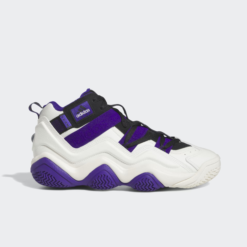 [現貨US14] Adidas Top10 2000 白黑紫 復古 90年代 籃球鞋 大尺碼 HQ4622