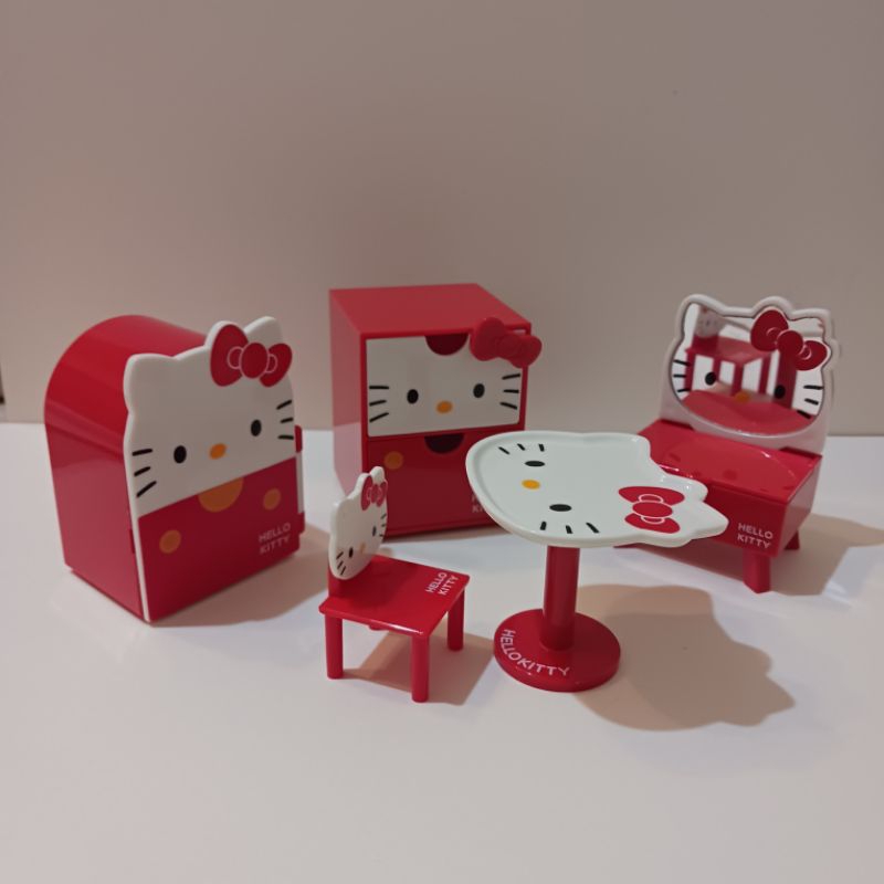 三麗鷗 sanrio 凱蒂貓 hello kitty 家具 模型 飾品盒 絕版 盒玩 盲盒 kabaya