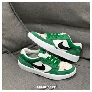 KAHAO_SHO｜Nike SB Force 58 男 休閒鞋 滑板鞋 運動 麂皮 基本款 綠色 DV5477-300