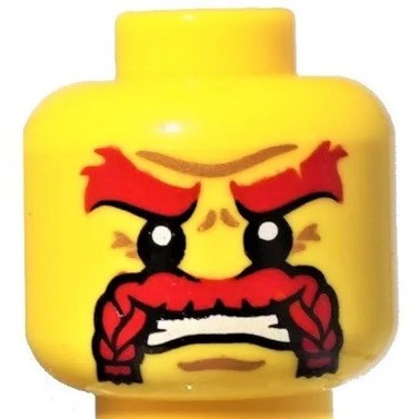 【小荳樂高】LEGO 第17代人偶包 10號 戰鬥矮人 人頭/人偶頭 (71018) 3626cpb1821