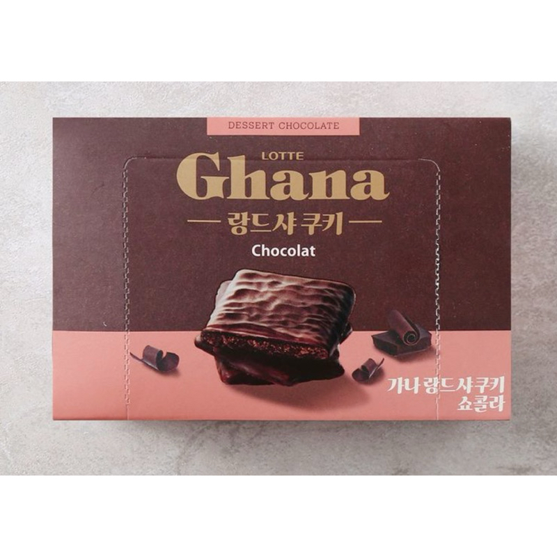 韓國Lotte樂天Ghana巧克力脆餅 91 g