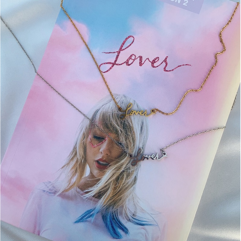 Taylor Swift my LOVER necklace 💖lover 金/銀款項鍊👑