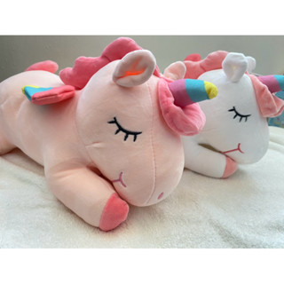 可愛獨角獸🦄/夏季卡比鴨子游泳圈毛絨公仔