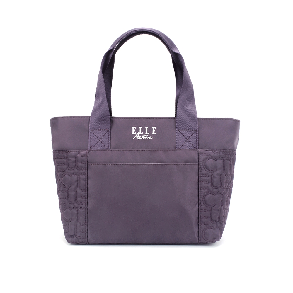 ELLE Active】繁花世界系列-手提包/手提袋-紫色