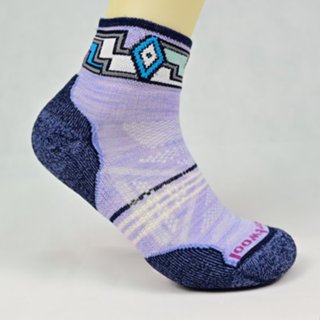 SMARTWOOL PhD戶外輕量避震印花短筒襪 sw001143a26 女士 淺紫 美國品牌 除臭抗菌 美麗諾羊毛