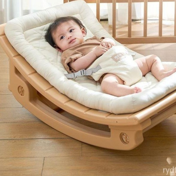 【免稅】鬨娃神器嬰兒搖搖椅寶寶鬨睡躺椅帶娃兒搖搖床電動搖籃安撫椅