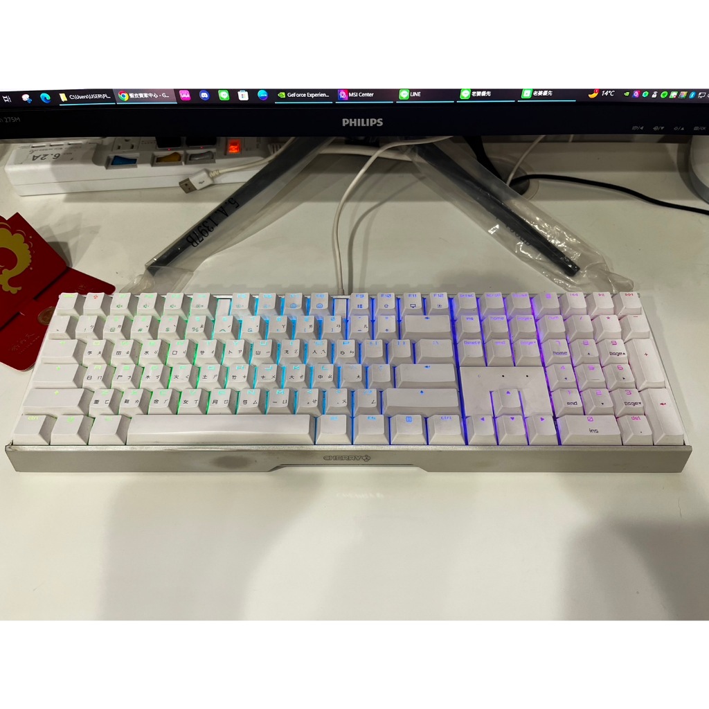 櫻桃機械鍵盤 白色 櫻桃軸 CHERRY MX BOARD 3.0 S有線