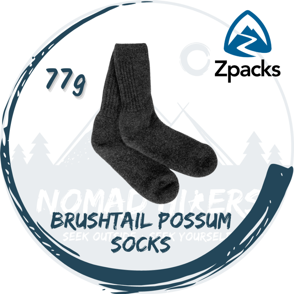 【游牧行族】*現貨*Zpacks Brushtail Possum Socks 刷尾負鼠羊毛襪 77g 保暖 輕量