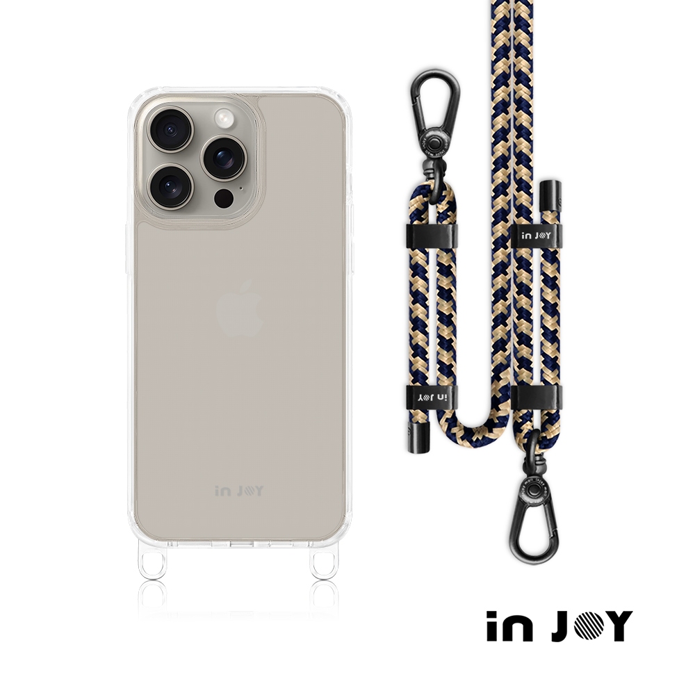 INJOY｜iPhone 14 系列 / 7 / 8 / SE系列 旅行的意義 雙鉤背繩防摔手機殼