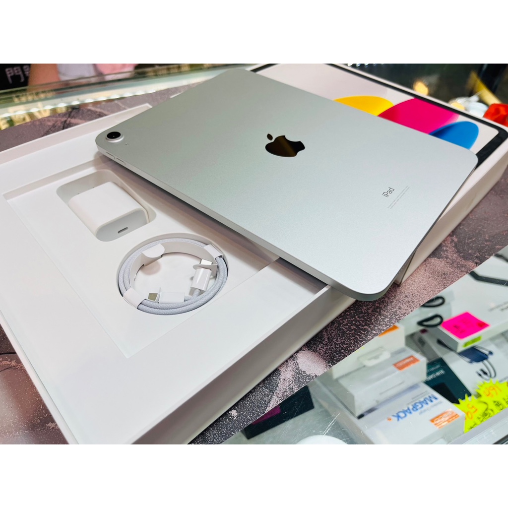 🍎Apple iPad10 (10.9吋/WiFi/64G) 🍎銀色🔋100%🔺蘋果原廠保固