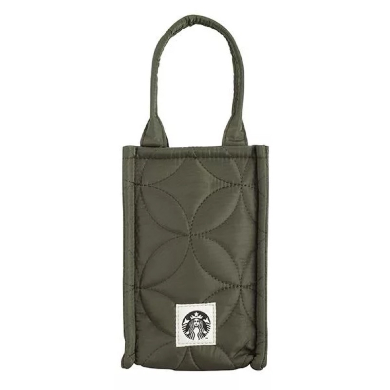 星巴克 限量 Starbucks 綠女神絎縫隨行杯袋 26週年